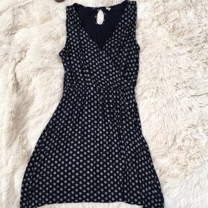 Navy Wrap Dress